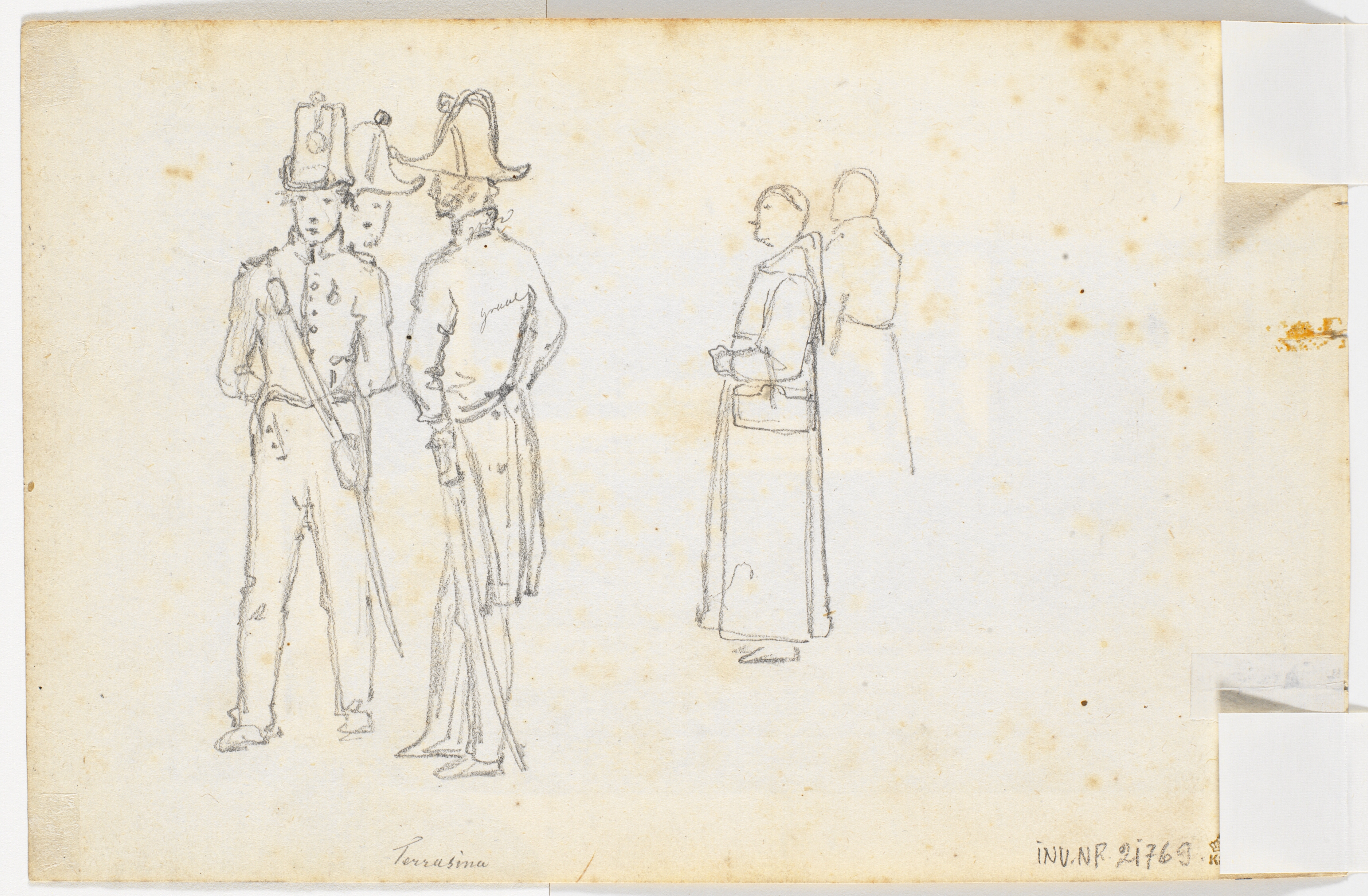 To præster og tre soldater